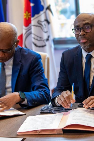 Signature Convention Mayotte | © Photo Georges Laumord